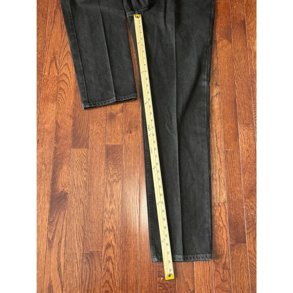 Vintage Levis 550 Relaxed Fit Black Jeans Made in USA 1998 32x34 Mens Denim